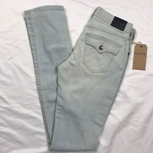 True Religion Cora Mid Rise Straight Jeans